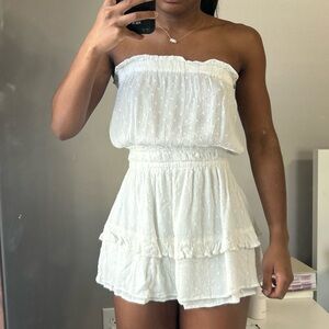 White Blue Life Dress